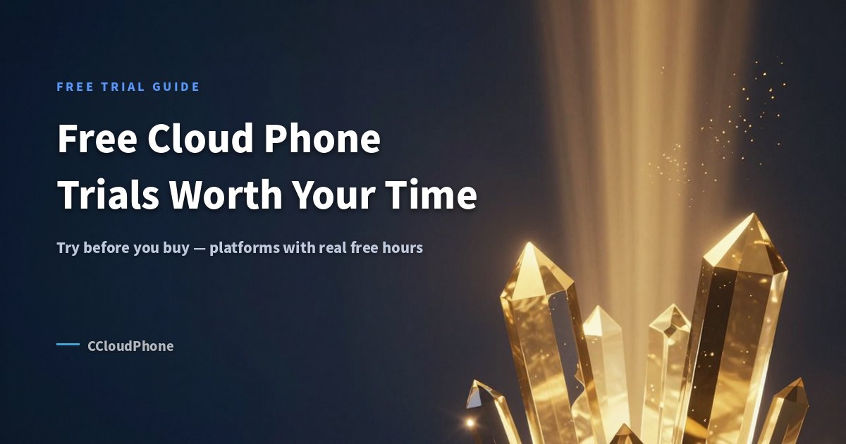 Free Cloud Phone Trials Worth Your Time