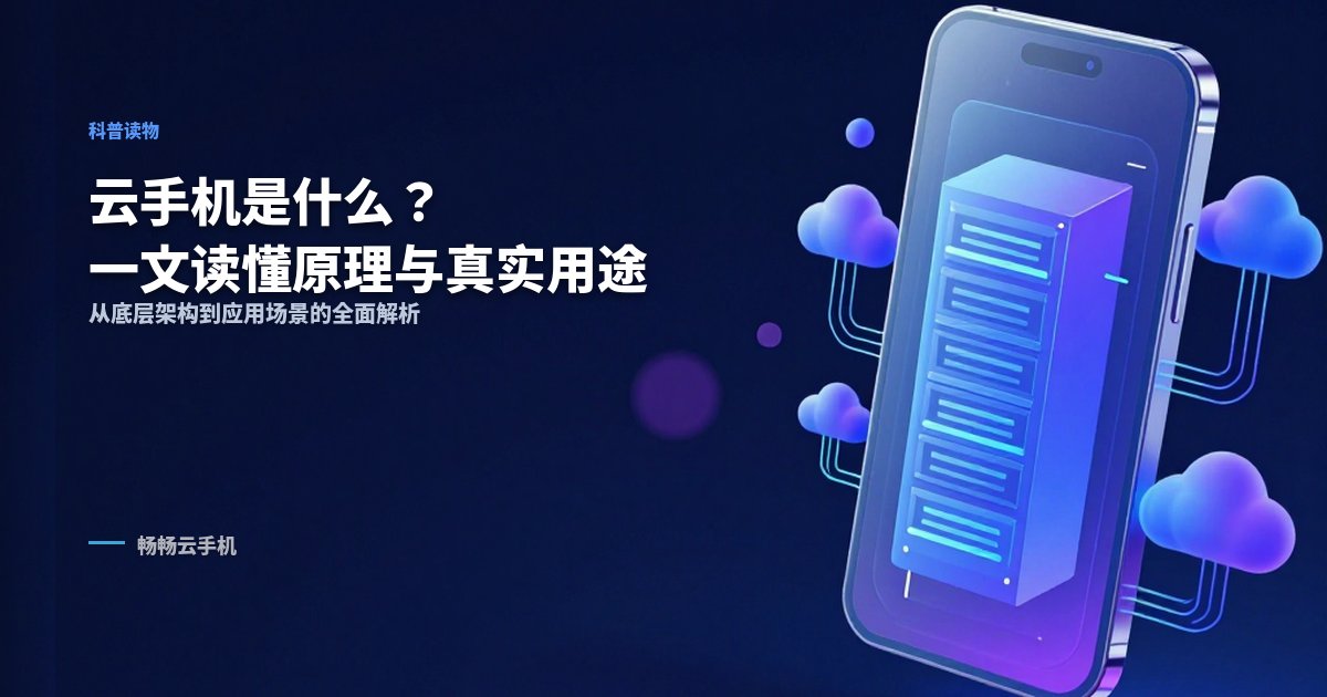 云手机是什么？一文读懂它的原理与真实用途