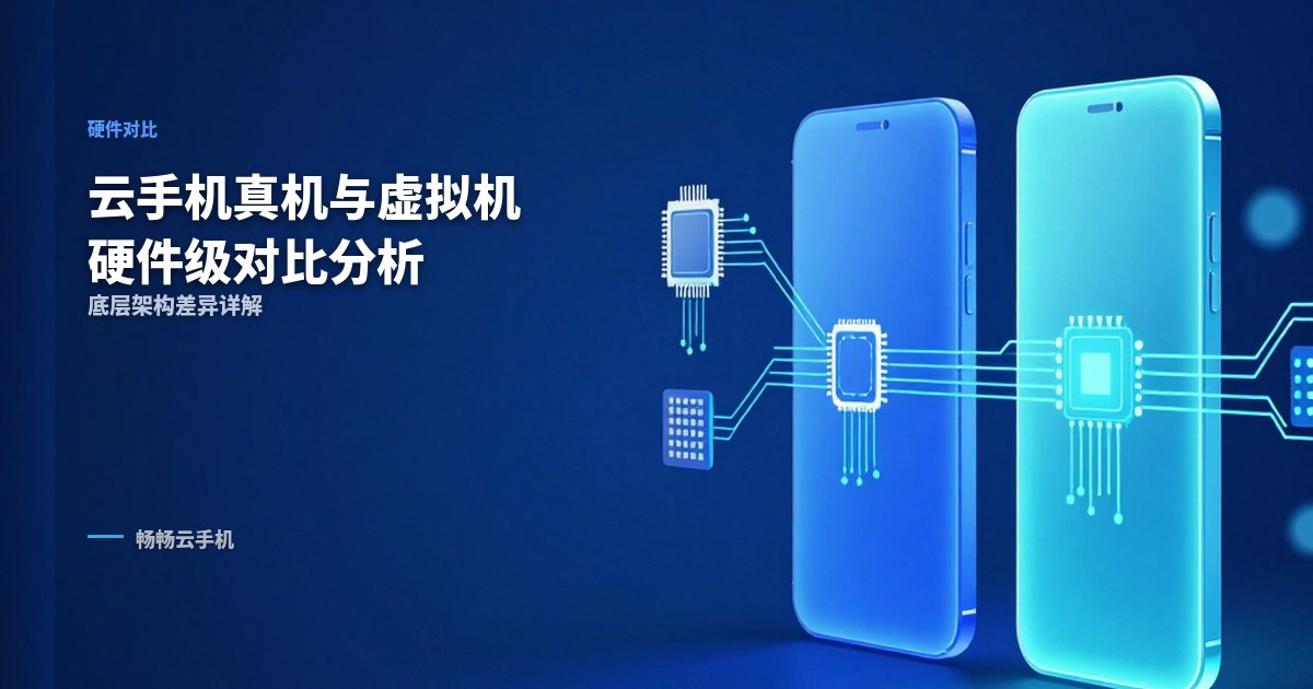 云手机真机与虚拟机有什么区别？硬件级对比分析