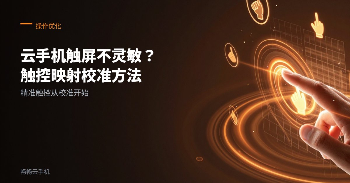 云手机触屏不灵敏?触控映射校准方法