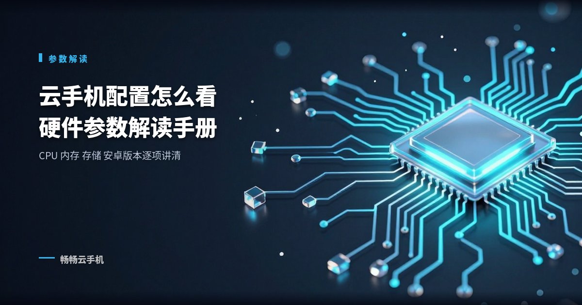 云手机配置怎么看:硬件参数解读手册!