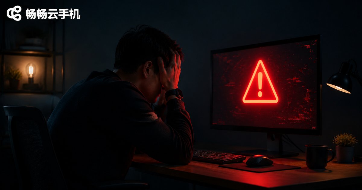 Frustrated user facing digital risks