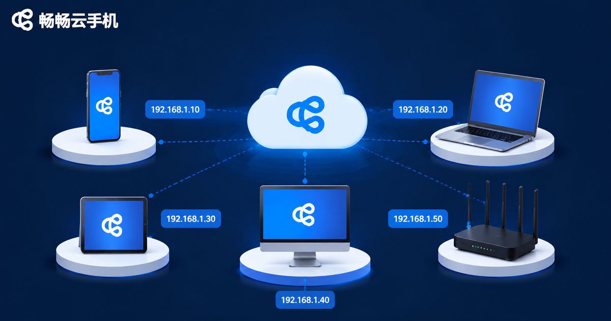 Infographic of isolated cloud phone environments