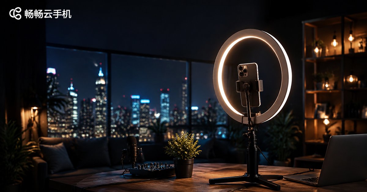 Cloud phone cross-border live streaming studio