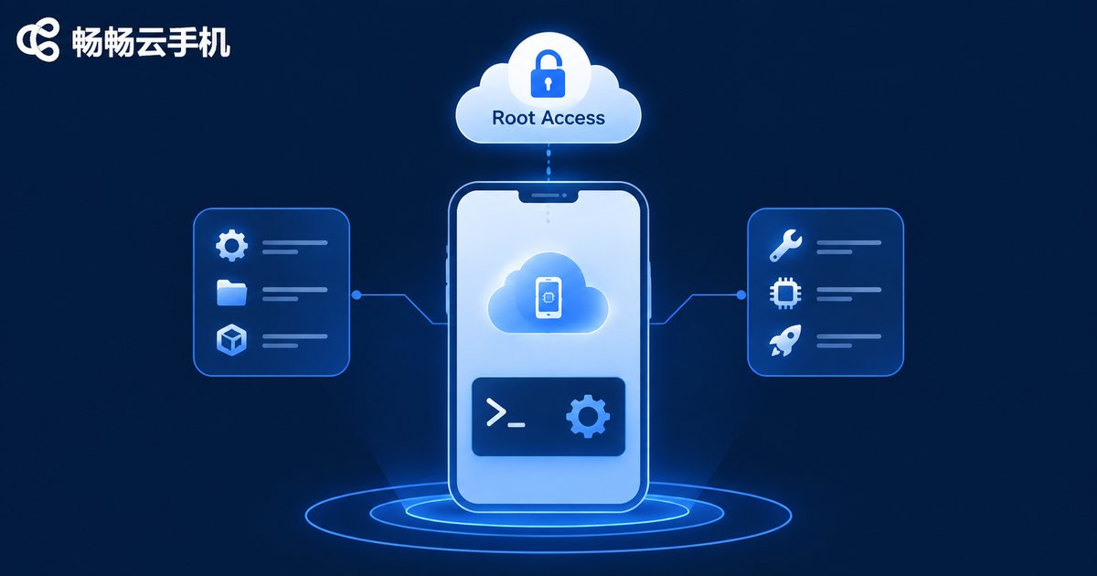 Cloud phone root access infographic