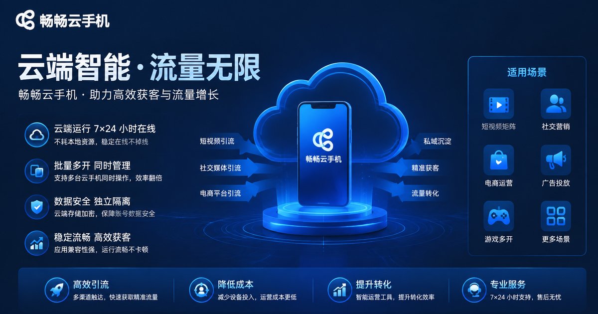畅畅云手机功能展示