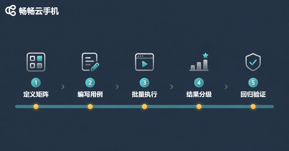 云端真机兼容性测试五步流程