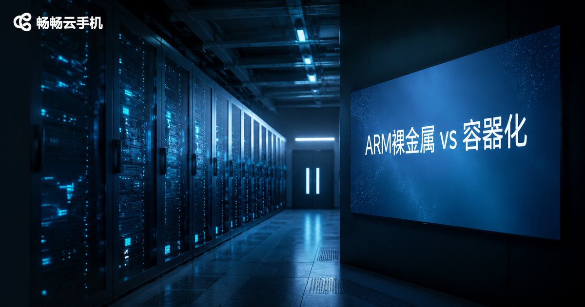 机房中ARM服务器机柜与显示架构对比字样的屏幕