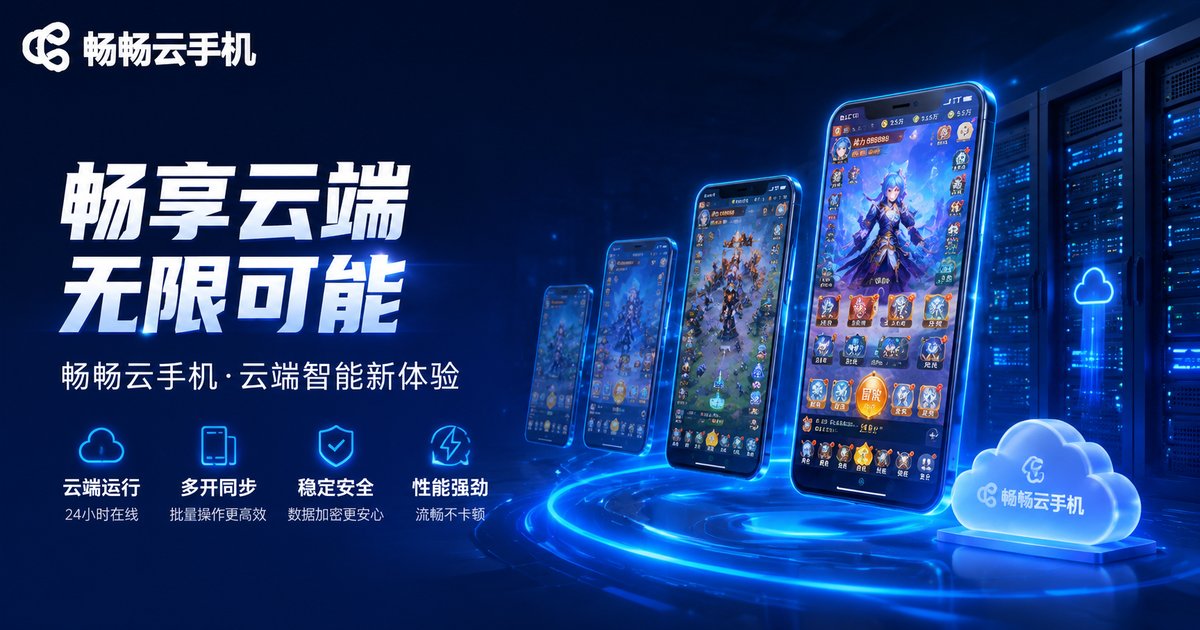 畅畅云手机品牌形象图