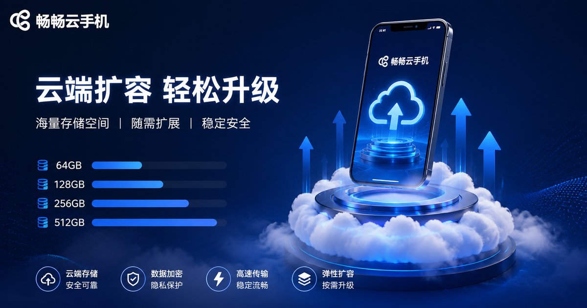 畅畅云手机灵活存储扩容方案