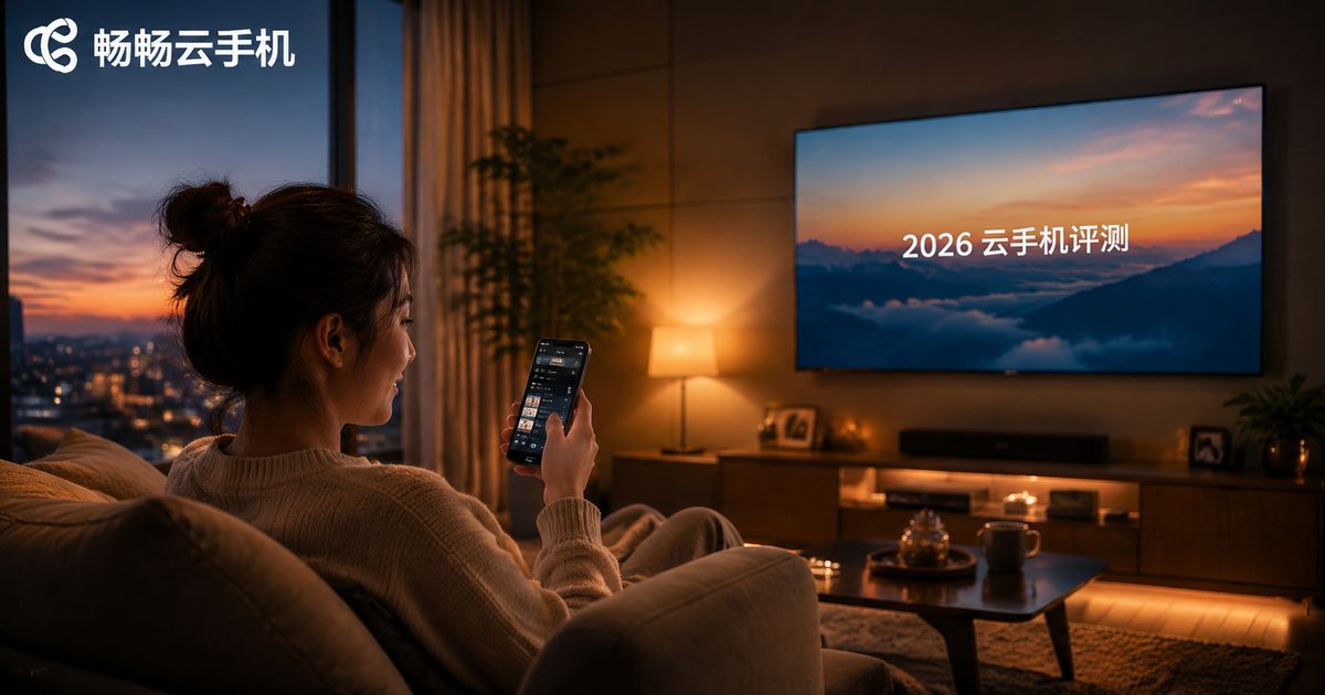 2026年云手机评测:用户在客厅体验云手机