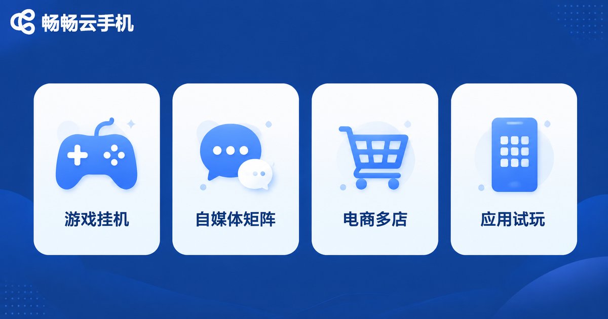 云手机四大赚钱项目分类信息图