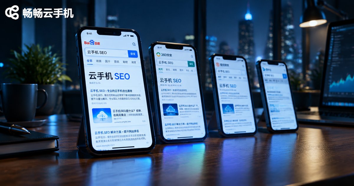 云手机批量SEO运营实战场景