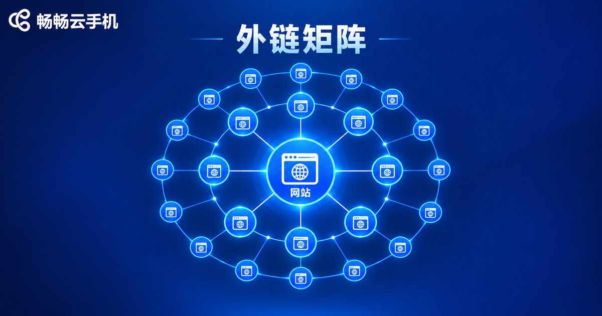 外链矩阵网络结构示意图