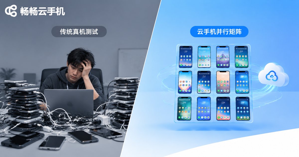 云手机大规模App自动化测试指挥室实景