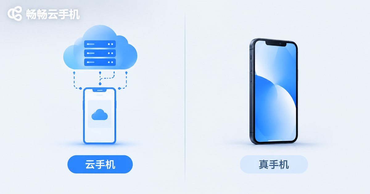 云手机与真手机核心差异对比信息图