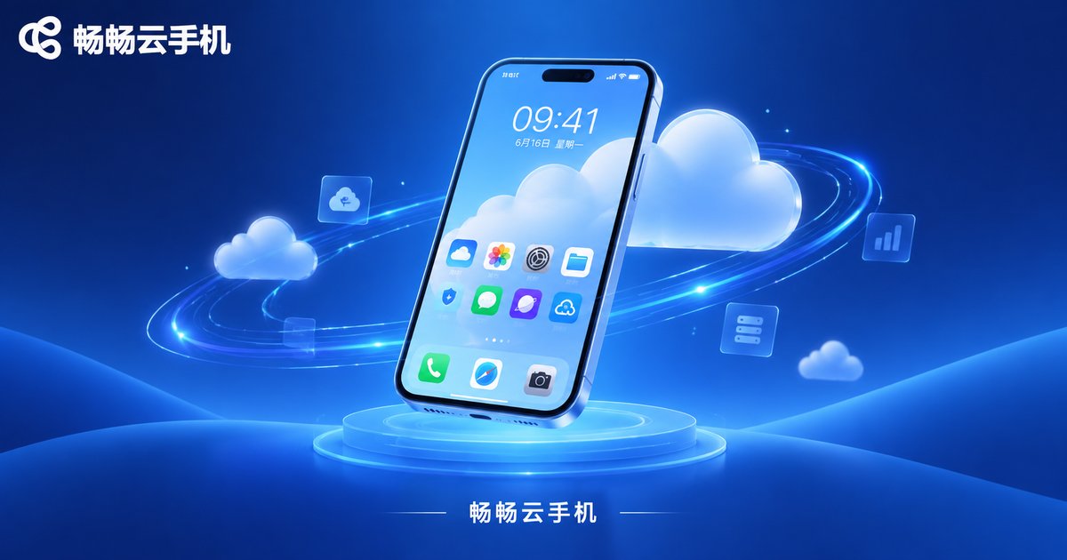 畅畅云手机品牌形象图
