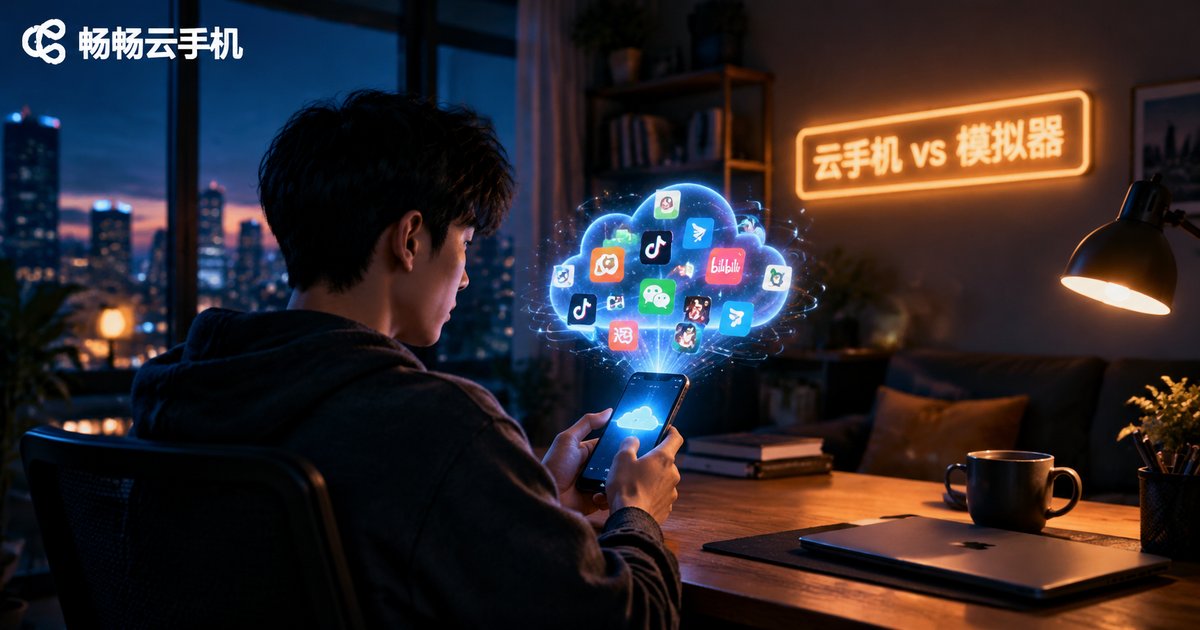 云手机和模拟器对比主题场景图