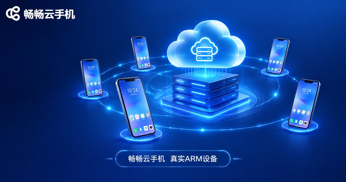 畅畅云手机真机集群品牌图