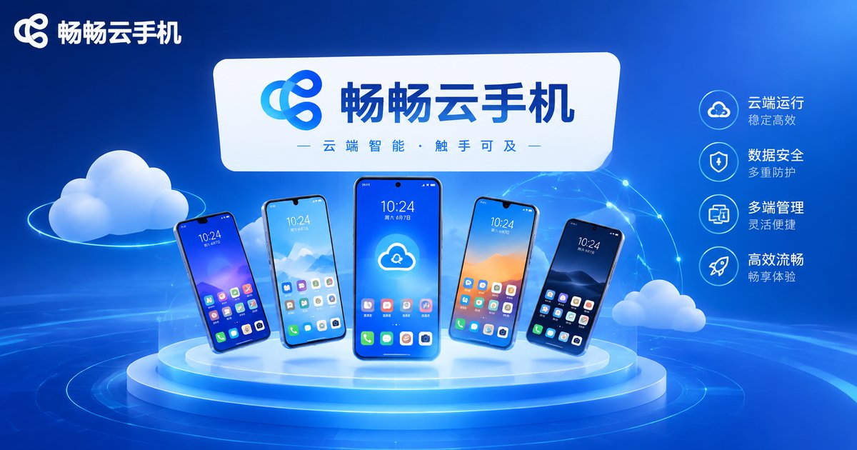 畅畅云手机品牌形象图