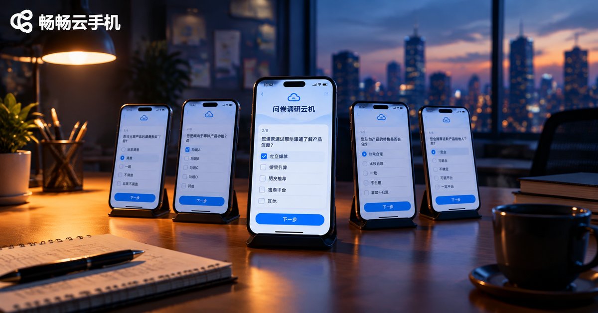 2026年问卷调研云手机工作场景
