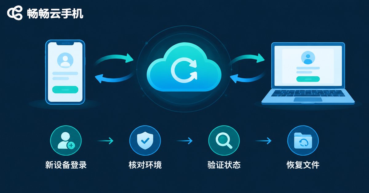 跨设备恢复流程示意图