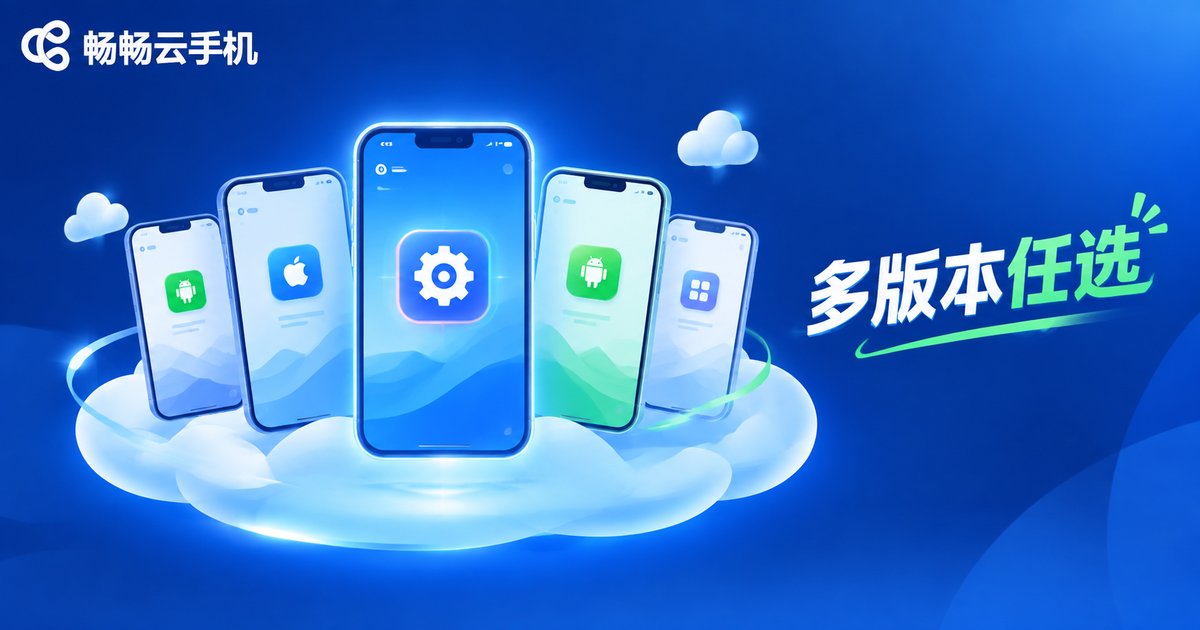 畅畅云手机多系统版本任选品牌图