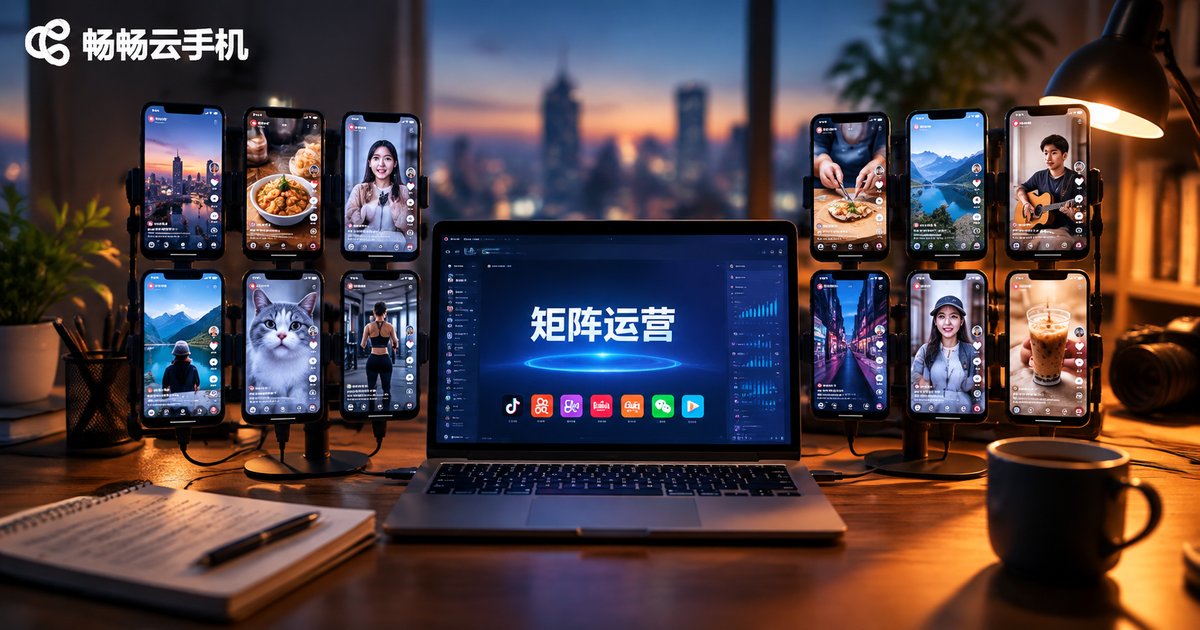 用云手机矩阵做短视频批量运营的工作场景