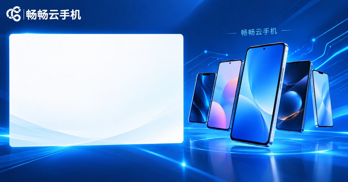 畅畅云手机品牌形象图