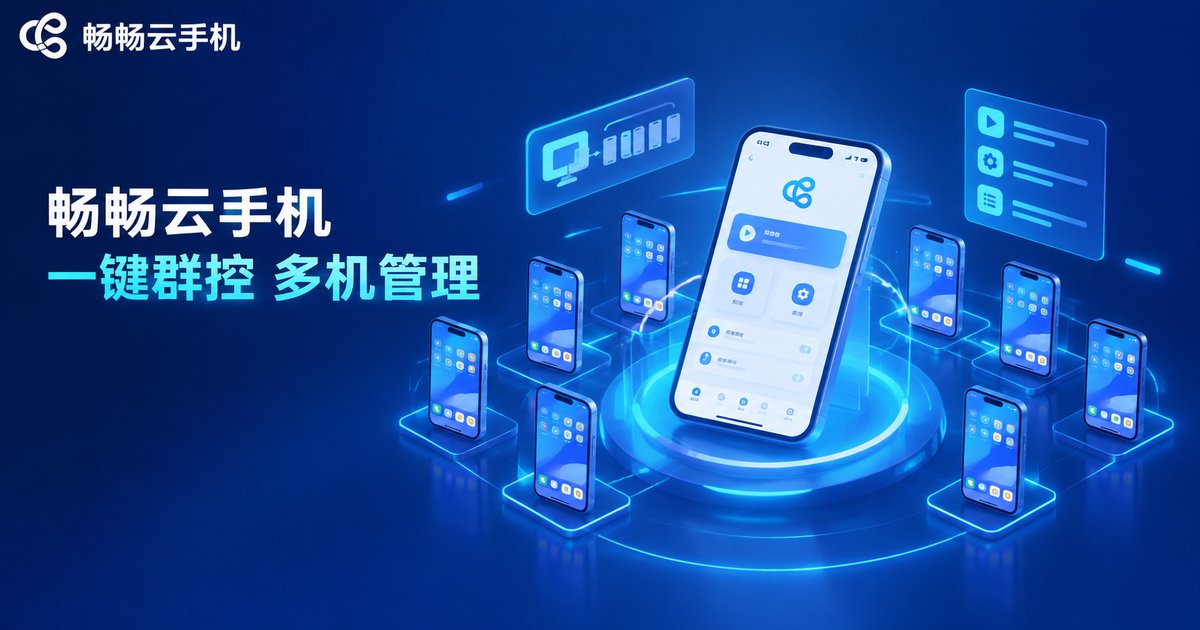 畅畅云手机群控功能品牌图