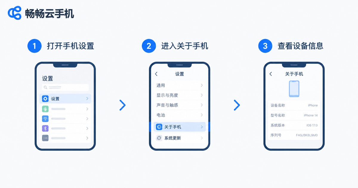 查看云手机出厂参数的操作步骤图