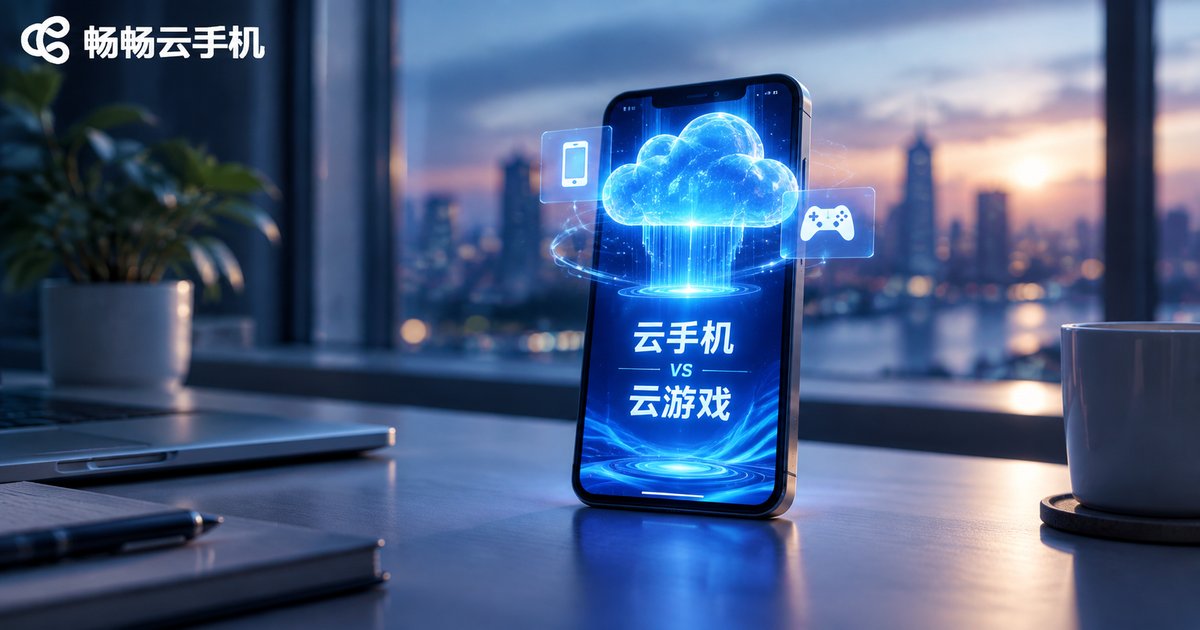 云手机和云游戏区别对比文章首图