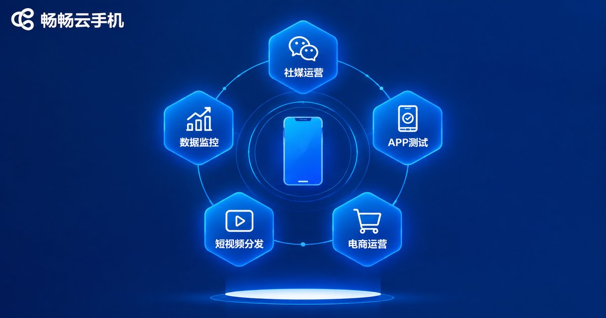 Agentic Mobile企业自动化五大应用场景信息图