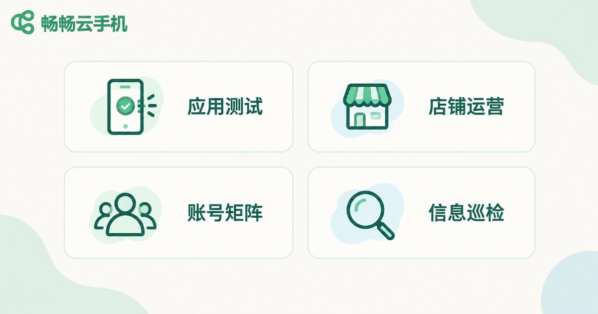 大模型云手机自动化的四大应用场景