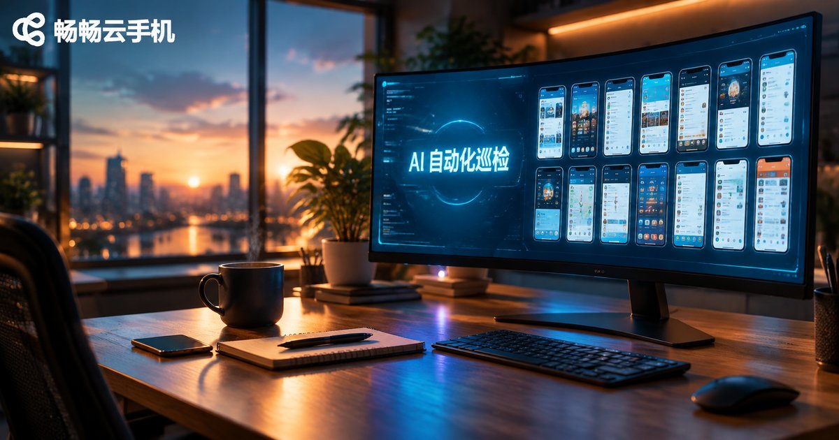 云手机AI自动化巡检工作场景