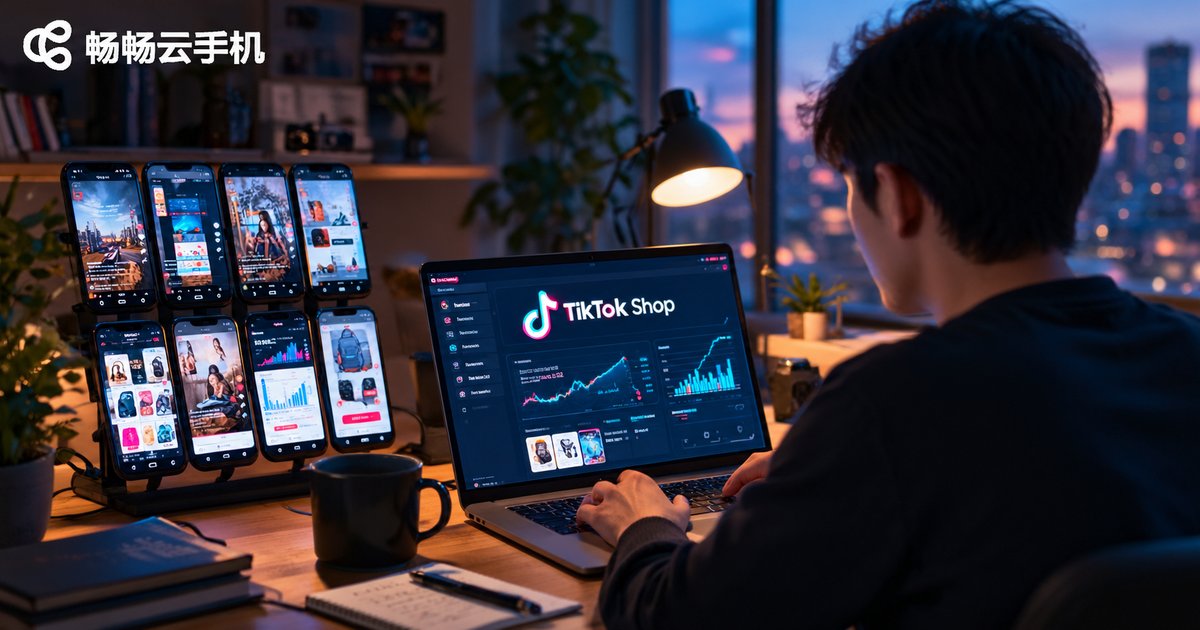 云手机助力TikTok Shop运营场景实拍