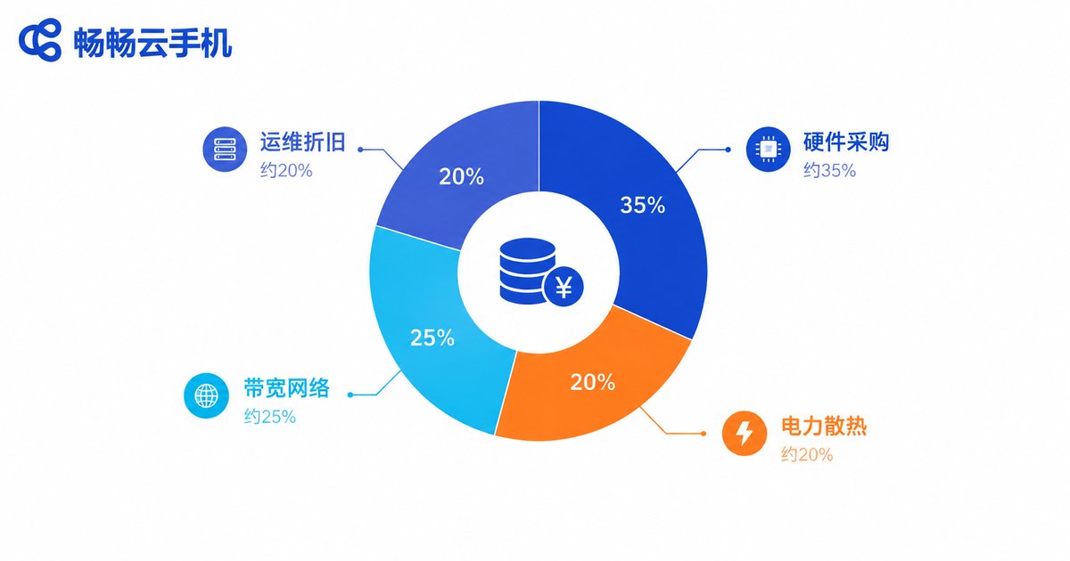 ARM服务器成本构成占比示意图